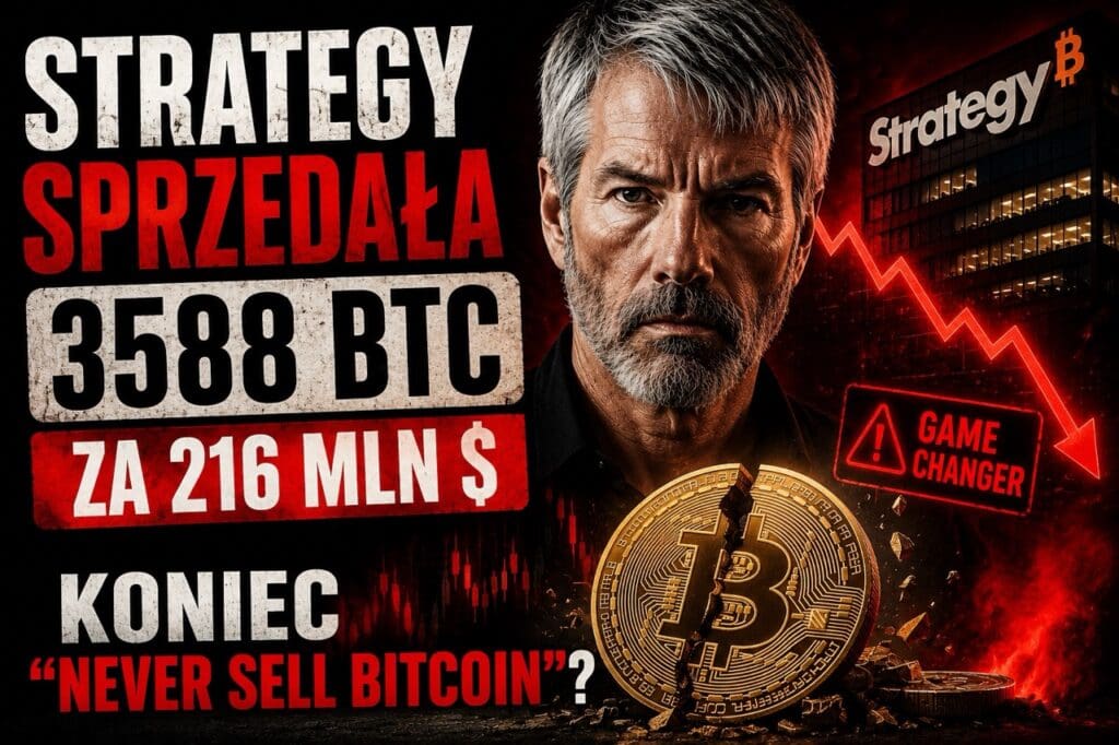 Strategy sprzedała 3588 BTC za 216 mln dolarów – koniec strategii Never Sell Bitcoin Michaela Saylora